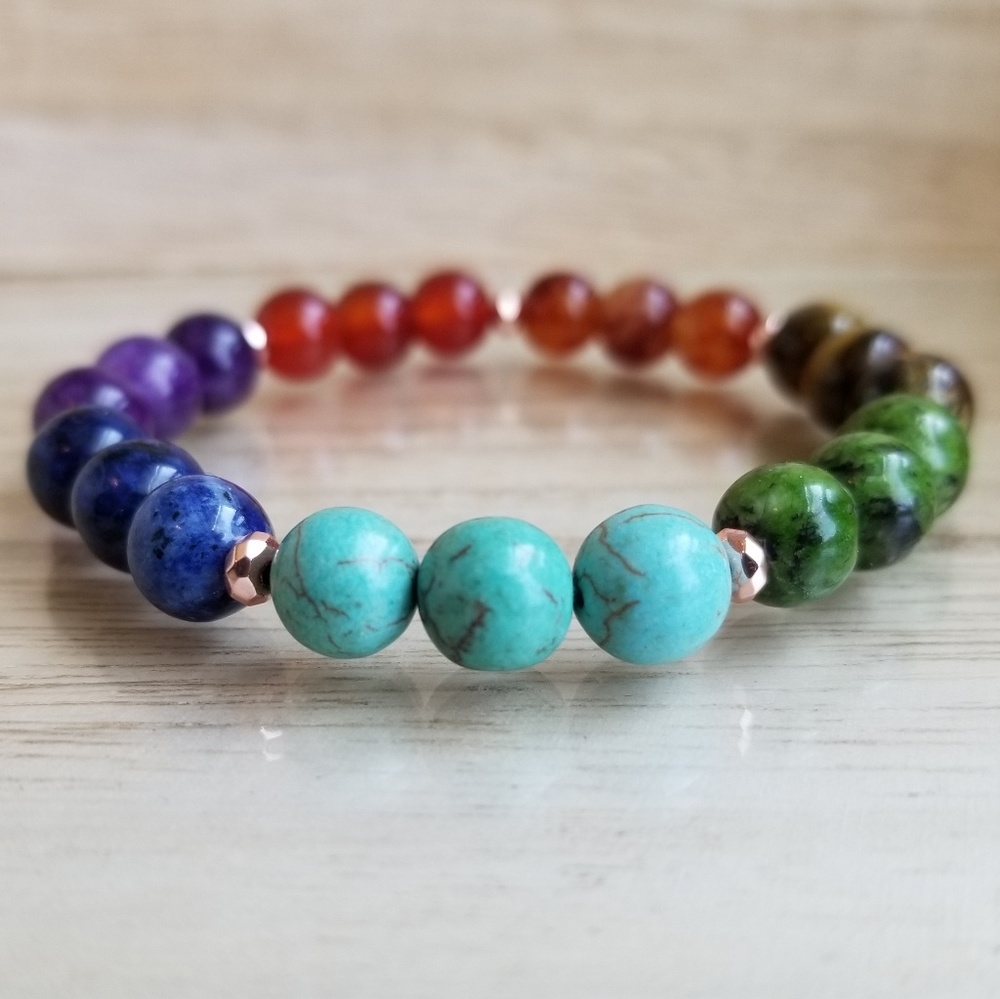 7 Chakra Healing Stretch Bracelet